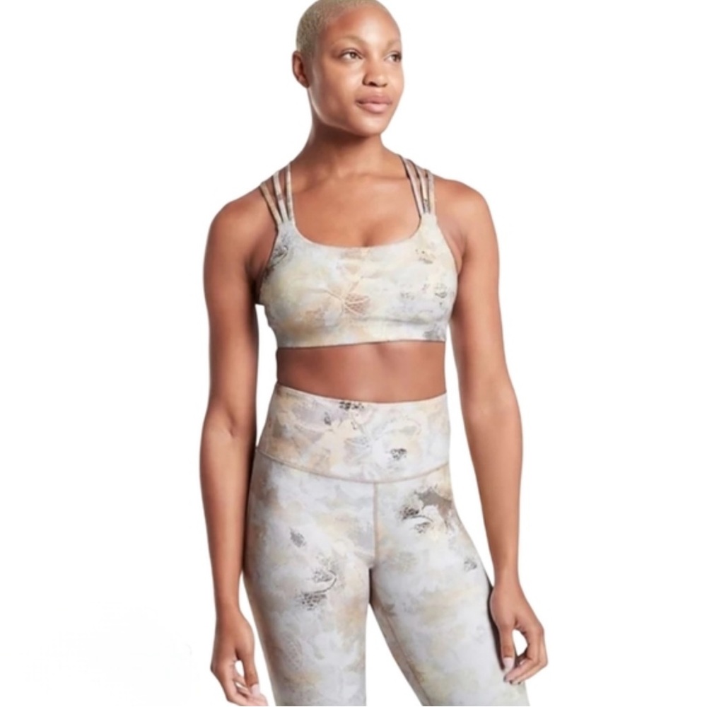 Athleta Women’s Size XS A-C Hyper Focused Gilded Bra in Power Vita